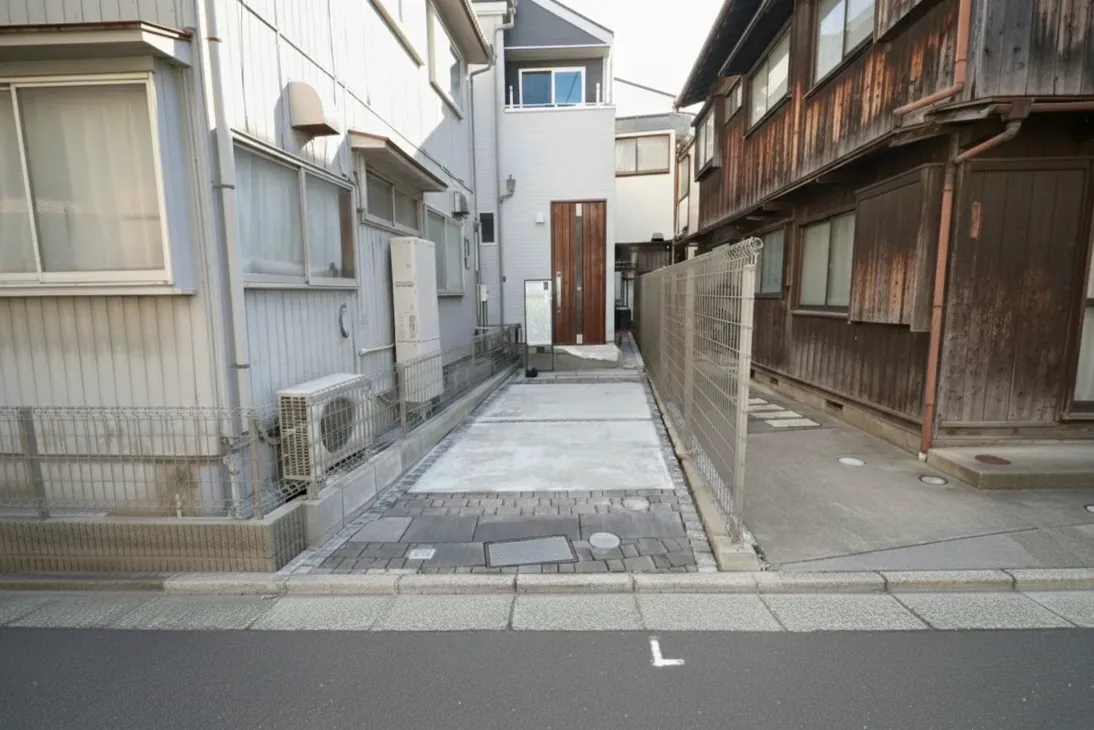 「間口2mの敷地延長、なぜ買い手がつきにくい？」──約50㎡の狭小地の買取事例